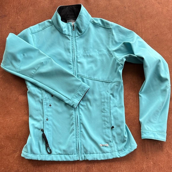 Spyder Soft Shell Jacket, Teal, Women's 6 - Picture 1 of 8